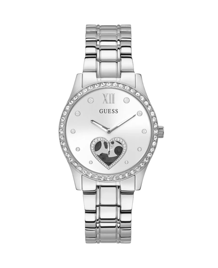 Guess Be Loved GW0380L1 reloj mujer acero plateado esfera blanca brazalete