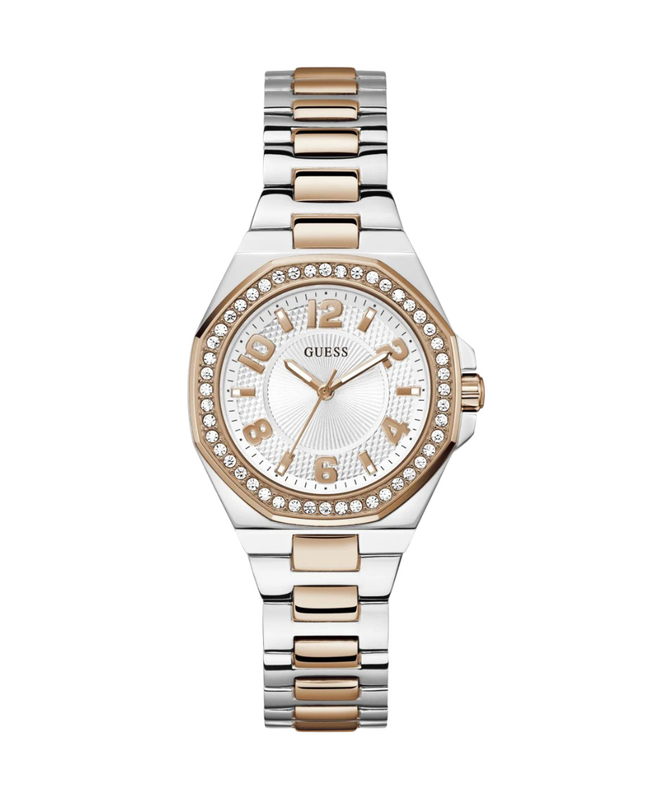 Guess Contessa GW0877L4 reloj mujer acero bicolor oro rosa esfera blanca