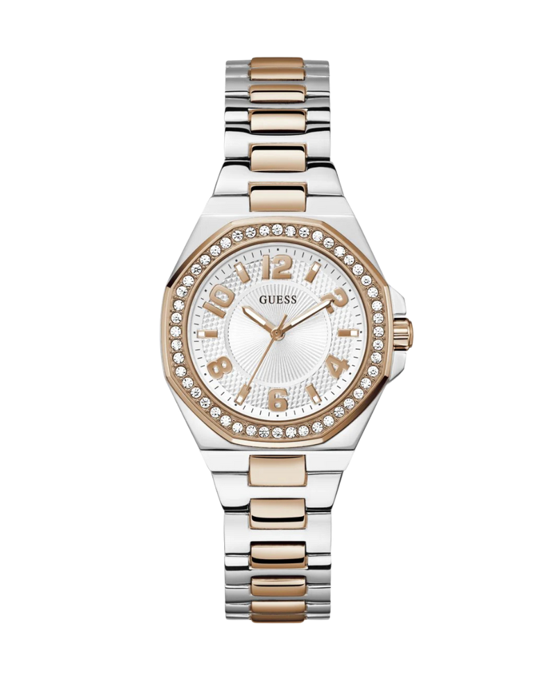 Guess Contessa GW0877L4 reloj mujer acero bicolor oro rosa esfera blanca