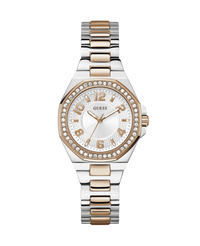 Guess Contessa GW0877L4 reloj mujer acero bicolor oro rosa esfera blanca