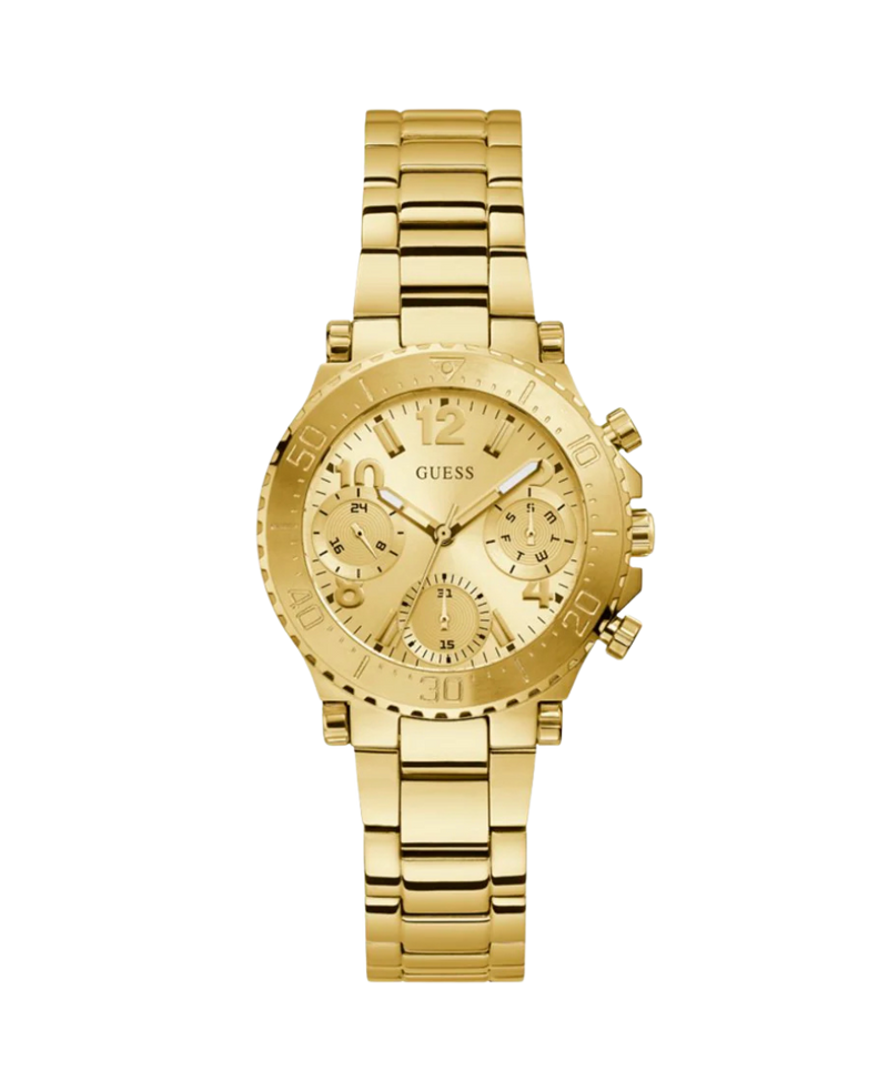 Guess Cosmic GW0465L1 reloj mujer acero dorado champagne