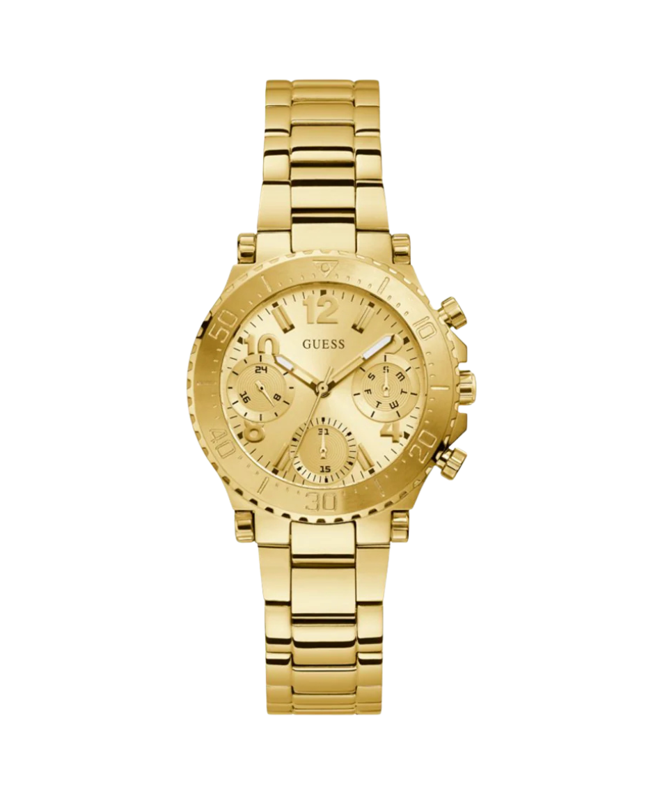 Guess Cosmic GW0465L1 reloj mujer acero dorado champagne