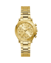 Guess Cosmic GW0465L1 reloj mujer acero dorado champagne