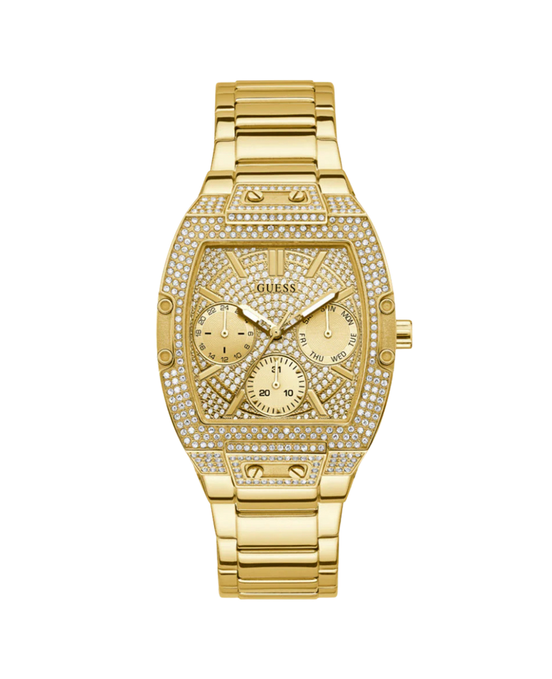 Guess Raven GW0104L2 reloj mujer acero dorado esfera champagne