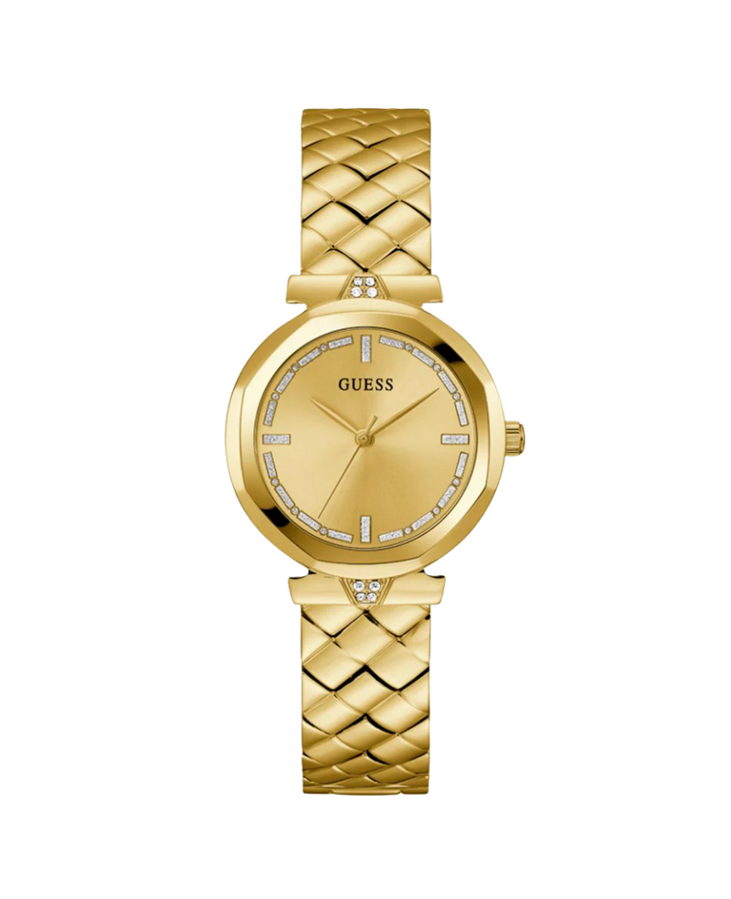 Guess Rumour GW0613L2 reloj mujer acero dorado esfera champagne elegante