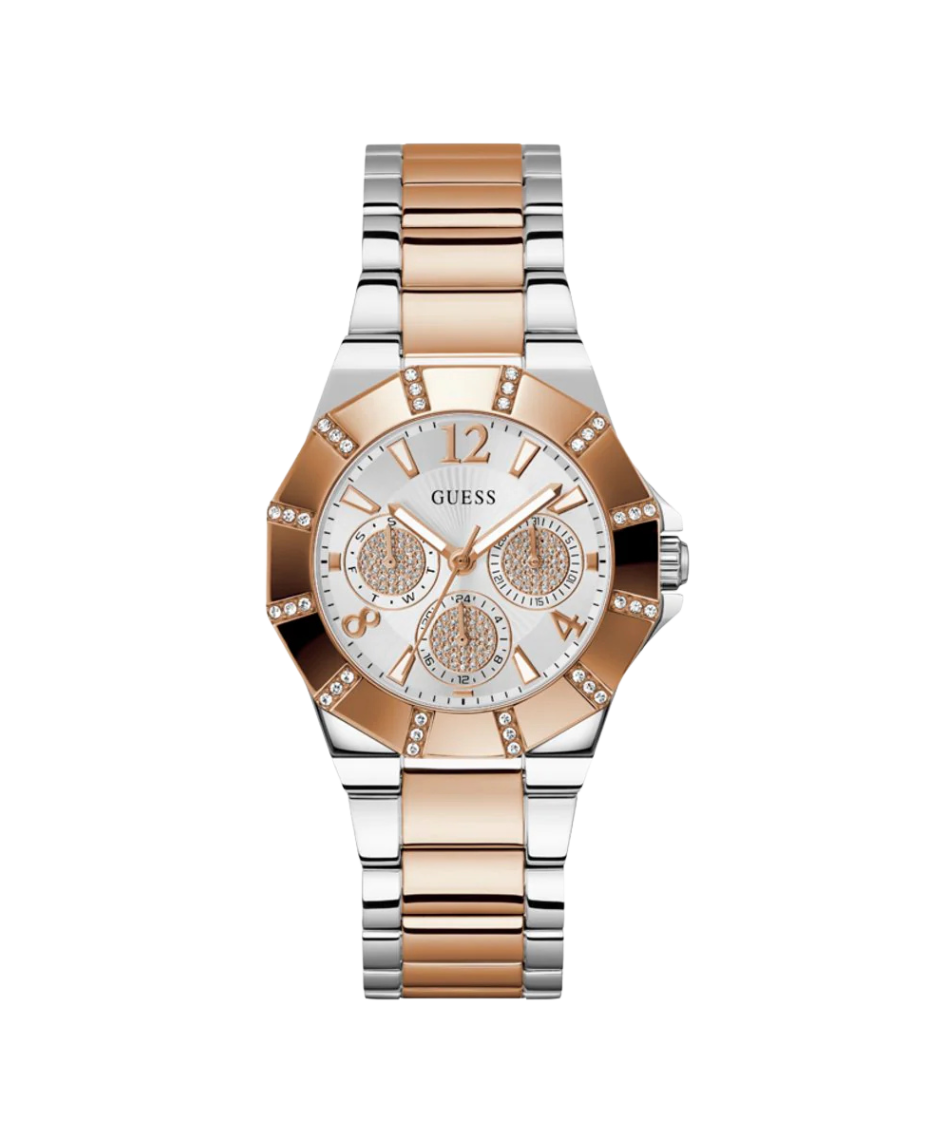 Guess Sunray GW0616L3 reloj mujer acero bicolor plata dorado 36mm