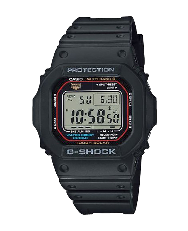 Casio G-Shock GW-M5610U-1ER reloj hombre resina negro solar radiofrecuencia resistente