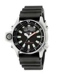 Citizen Promaster JP2000-08E reloj hombre acero negro buceo 50.7mm correa caucho