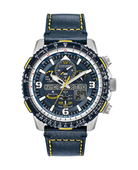 Citizen Blue Angels JY8078-01L reloj hombre acero azul cronógrafo aviación