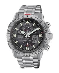Citizen Super Titanium JY8100-80E reloj hombre titanio negro cronógrafo