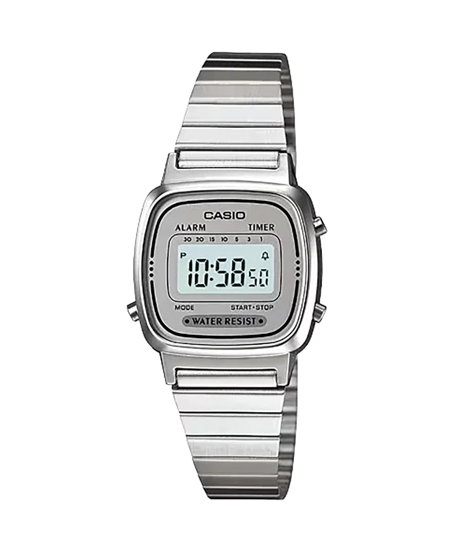 Casio Vintage LA670WEA-7EF reloj mujer digital acero inoxidable retro ochentero