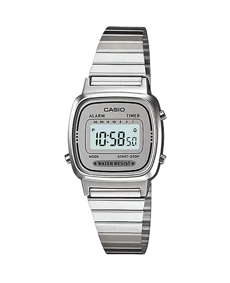 Casio Vintage LA670WEA-7EF reloj mujer digital acero inoxidable retro ochentero