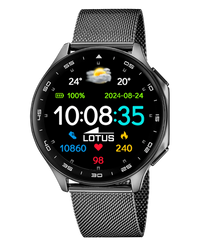 Lotus Smartwatch 50050/4 reloj hombre aleación zinc negro con pulsera acero