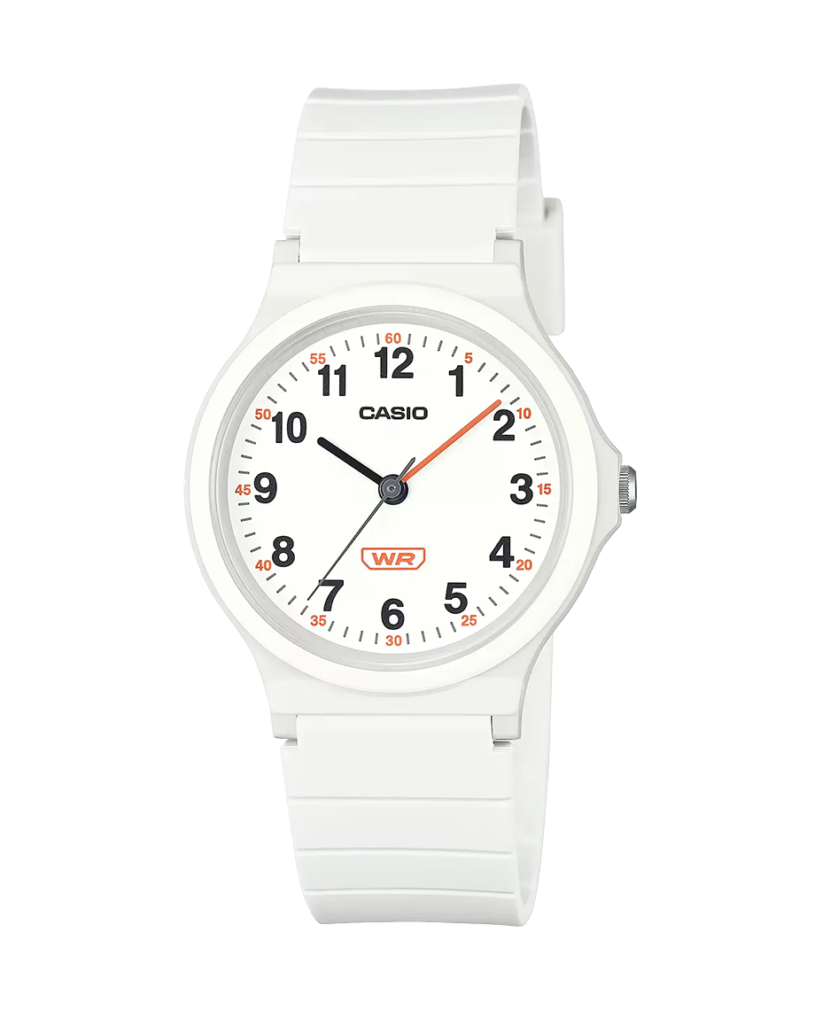 Casio Collection LQ-24B-7BEF reloj mujer resina blanco minimalista