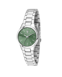 Maserati R8853151508 reloj mujer acero plata esfera verde brazalete