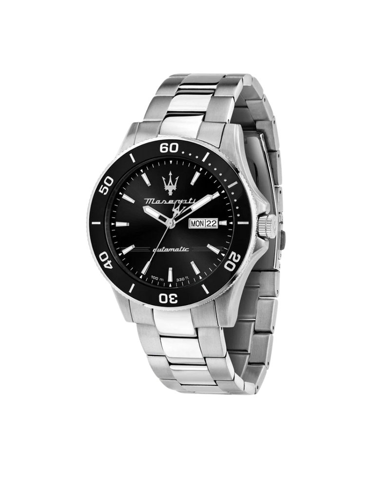 Maserati Competizione R8823100002 reloj hombre acero negro automático 43mm