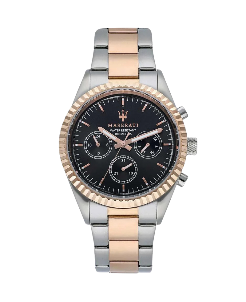 Maserati Competizione R8853100020 reloj hombre acero bicolor oro rosa gris