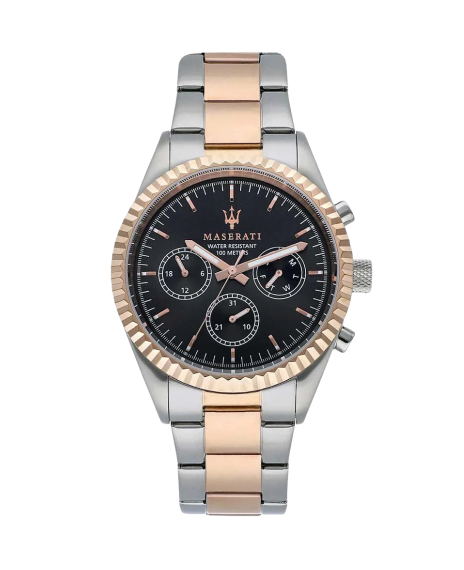 Maserati Competizione R8853100020 reloj hombre acero bicolor oro rosa gris