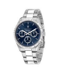 Maserati Competizione R8853100022 reloj hombre acero azul multifunción cuarzo 43mm