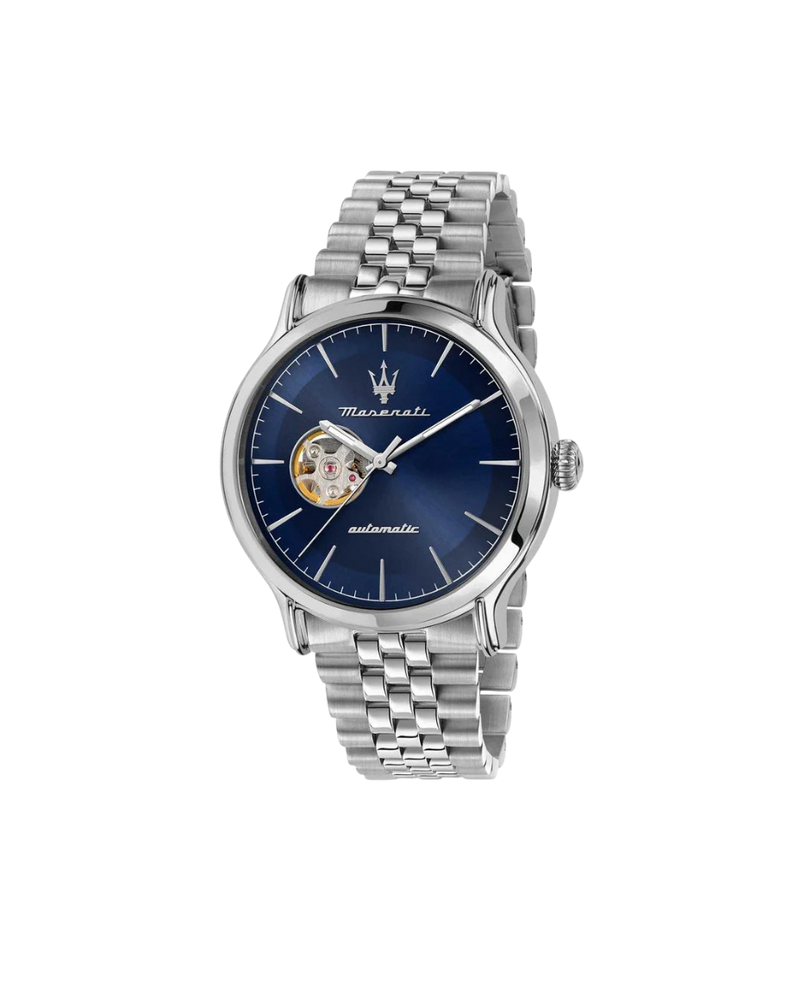Maserati Epoca Automático R8823118009 reloj hombre acero esfera azul