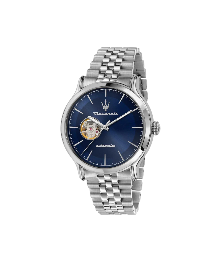 Maserati Epoca Automático R8823118009 reloj hombre acero esfera azul