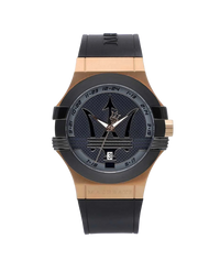 Maserati Potenza R8851108002 reloj hombre acero negro cuero