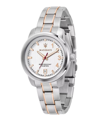 Maserati Royale R8853137504 reloj mujer acero y oro rosa esfera blanca
