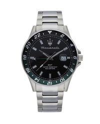 Maserati Sfida R8853140005 reloj hombre acero negro cronógrafo 44mm