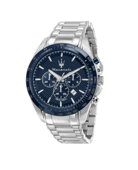 Maserati Traguardo R8873612043 reloj hombre acero esfera azul cronógrafo
