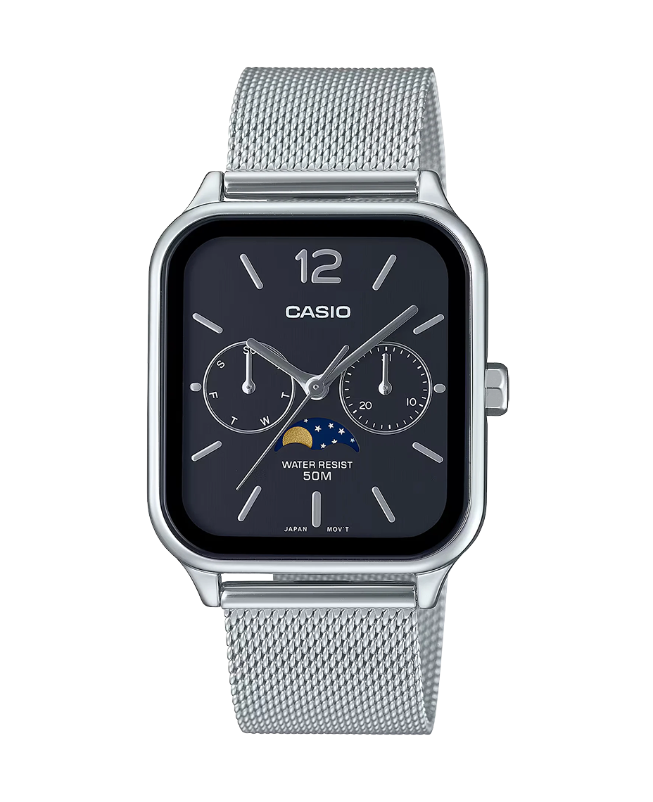 Casio Collection MTP-M305M-1AVER reloj hombre acero inoxidable plateado clásico