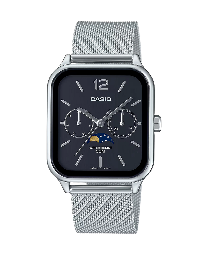 Casio Collection MTP-M305M-1AVER reloj hombre acero inoxidable plateado clásico