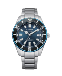Citizen Super Titanium NB6026-56L reloj hombre titanio esfera azul