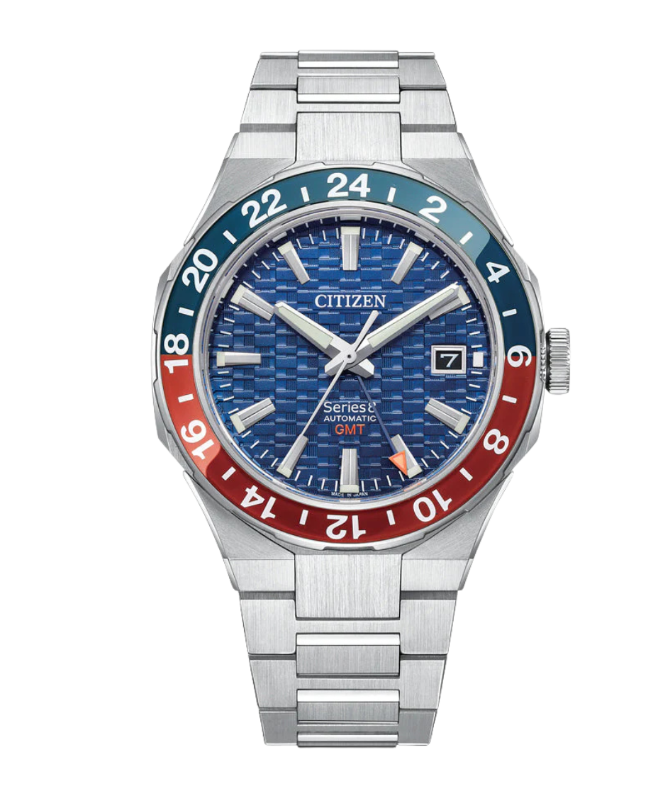 Citizen Series 8 NB6030-59L reloj hombre acero azul con cristal zafiro y brazalete metálico