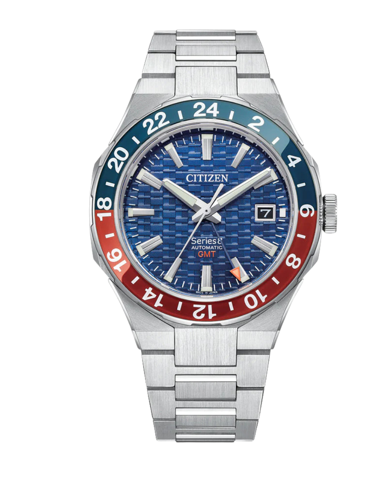 Citizen Series 8 NB6030-59L reloj hombre acero azul con cristal zafiro y brazalete metálico