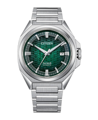 Citizen Series 8 NB6050-51W reloj hombre acero esfera verde