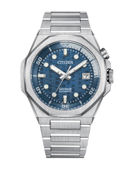Citizen Series 8 NB6060-58L reloj hombre acero esfera azul cristal zafiro