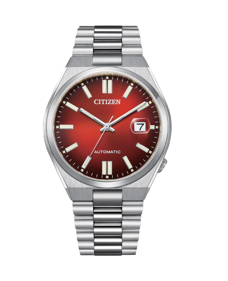 Citizen Eco-Drive NJ0150-56W reloj unisex acero esfera roja cristal zafiro