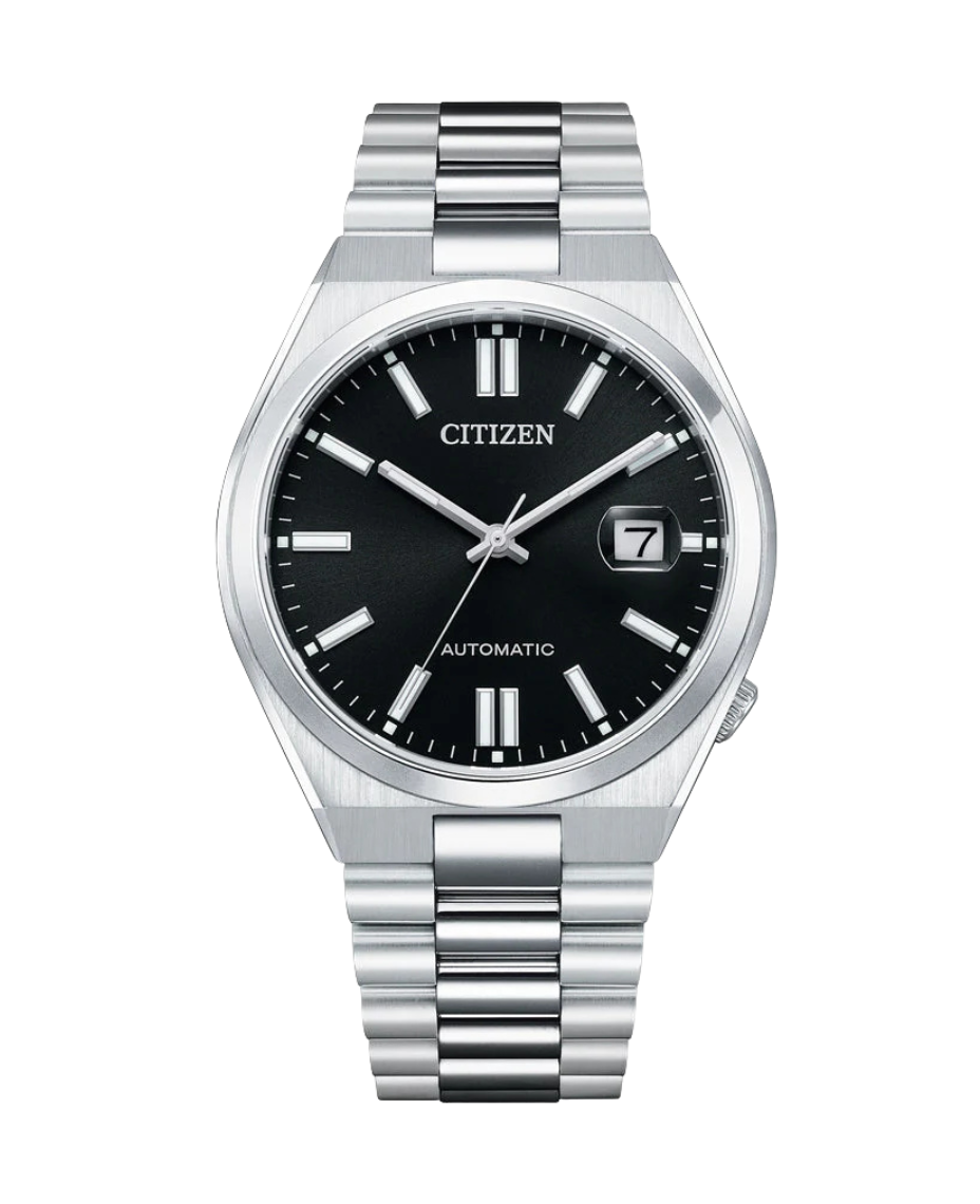 Citizen Eco-Drive NJ0150-81E reloj unisex acero esfera negra cristal zafiro