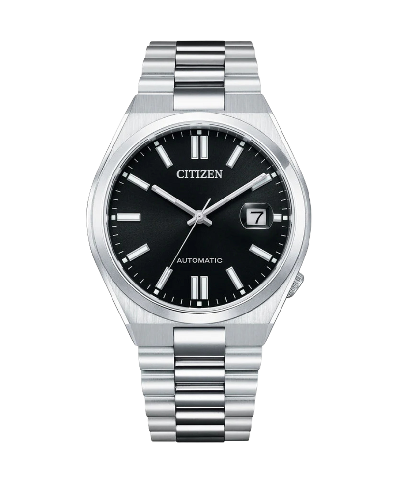 Citizen Eco-Drive NJ0150-81E reloj unisex acero esfera negra cristal zafiro