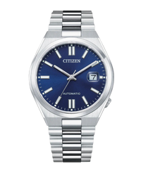 Citizen Eco-Drive NJ0150-81L reloj unisex acero esfera azul cristal zafiro