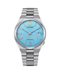 Citizen Eco-Drive NJ0151-53L reloj unisex acero esfera turquesa cristal zafiro