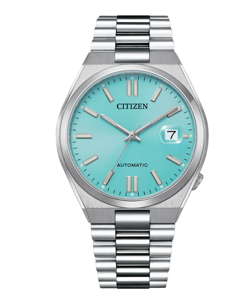 Citizen Eco-Drive NJ0151-88M reloj unisex acero esfera azul cristal zafiro