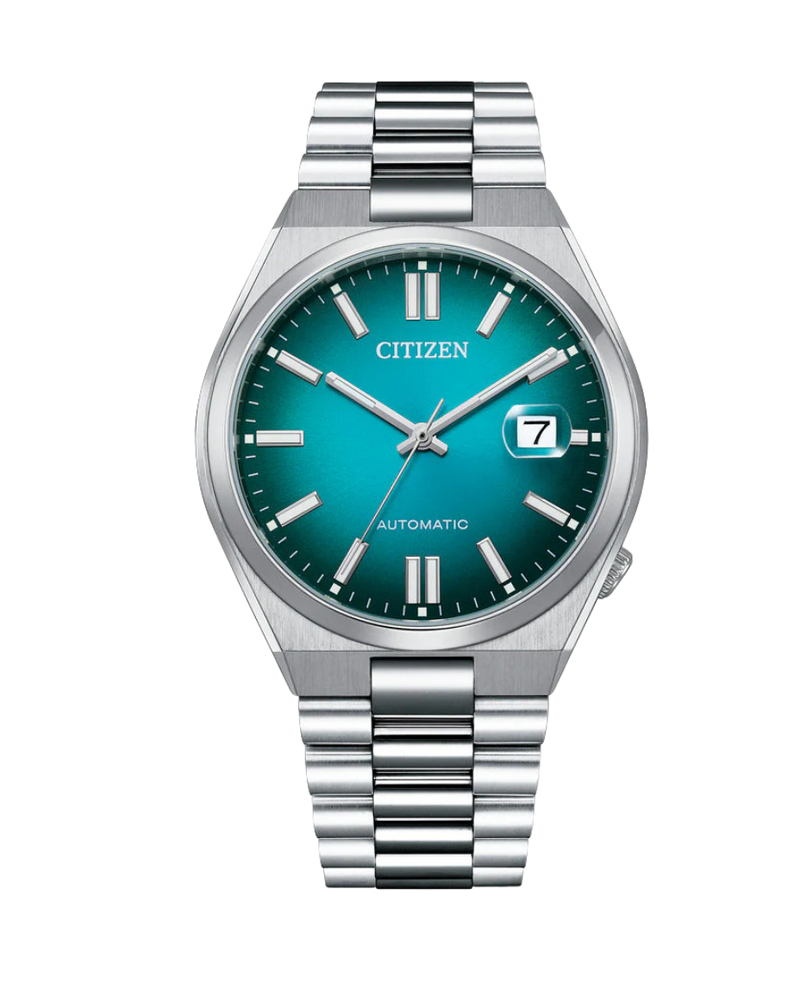 Citizen Eco-Drive NJ0151-88X reloj unisex acero esfera verde