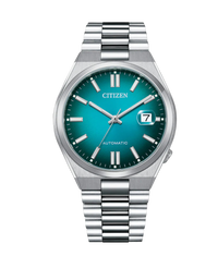 Citizen Eco-Drive NJ0151-88X reloj unisex acero esfera verde