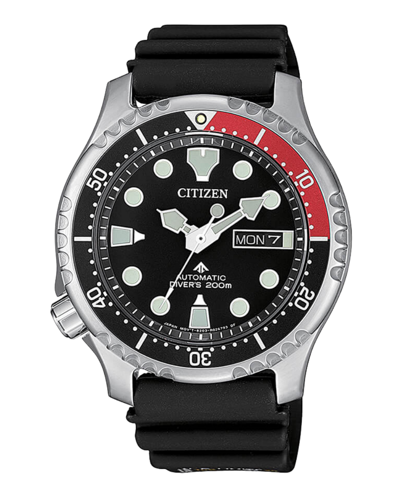 Citizen Promaster NY0085-19E reloj hombre acero negro correa caucho