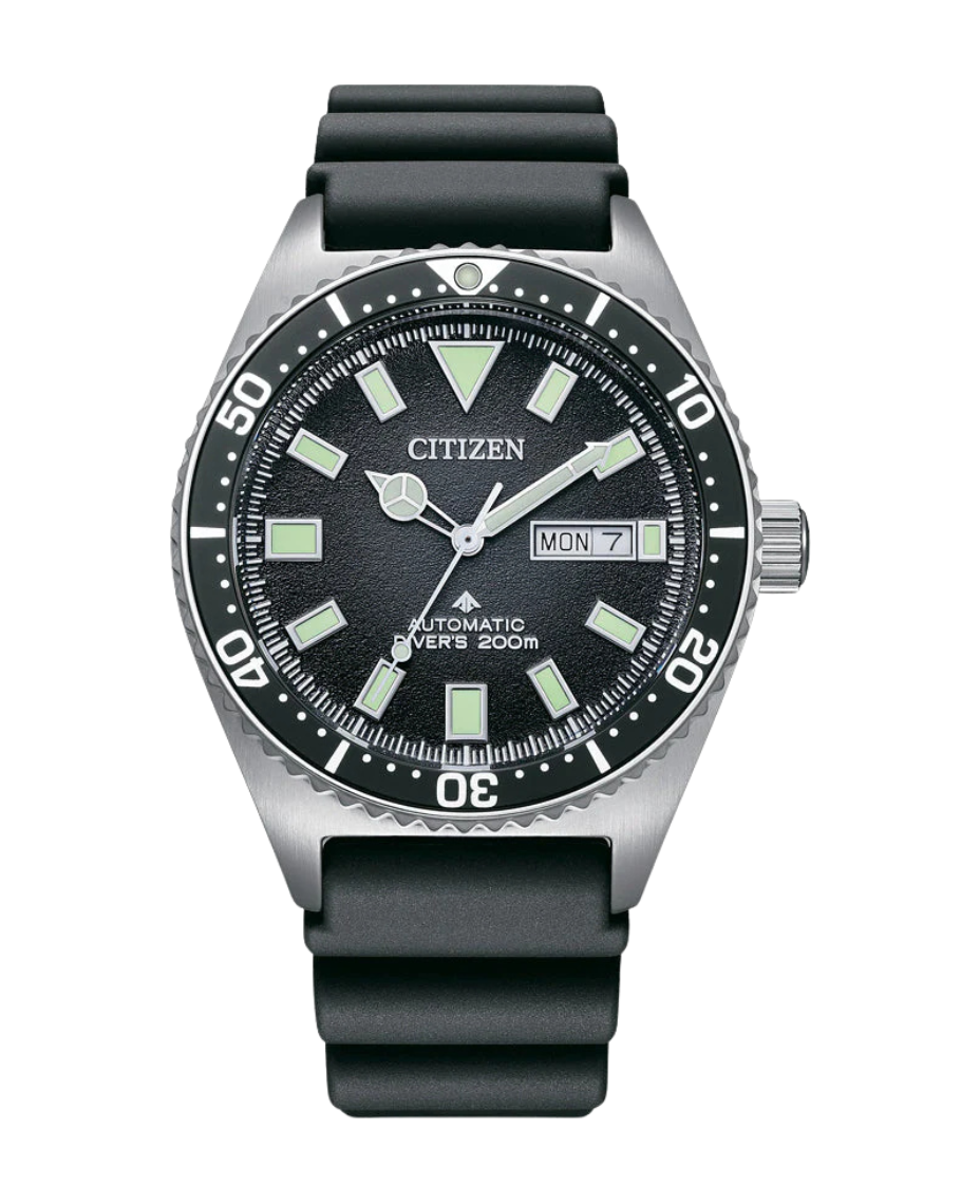 Citizen Promaster NY0120-01E reloj hombre acero negro correa caucho
