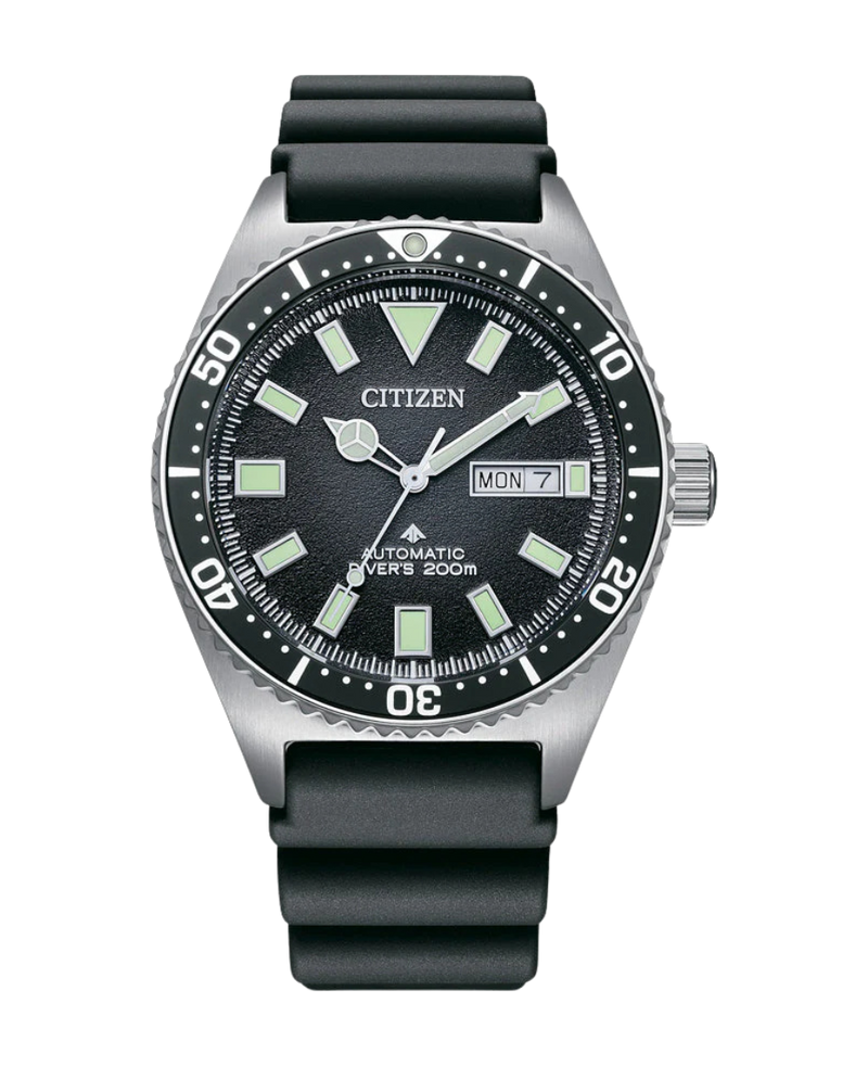 Citizen Promaster NY0120-01E reloj hombre acero negro correa caucho