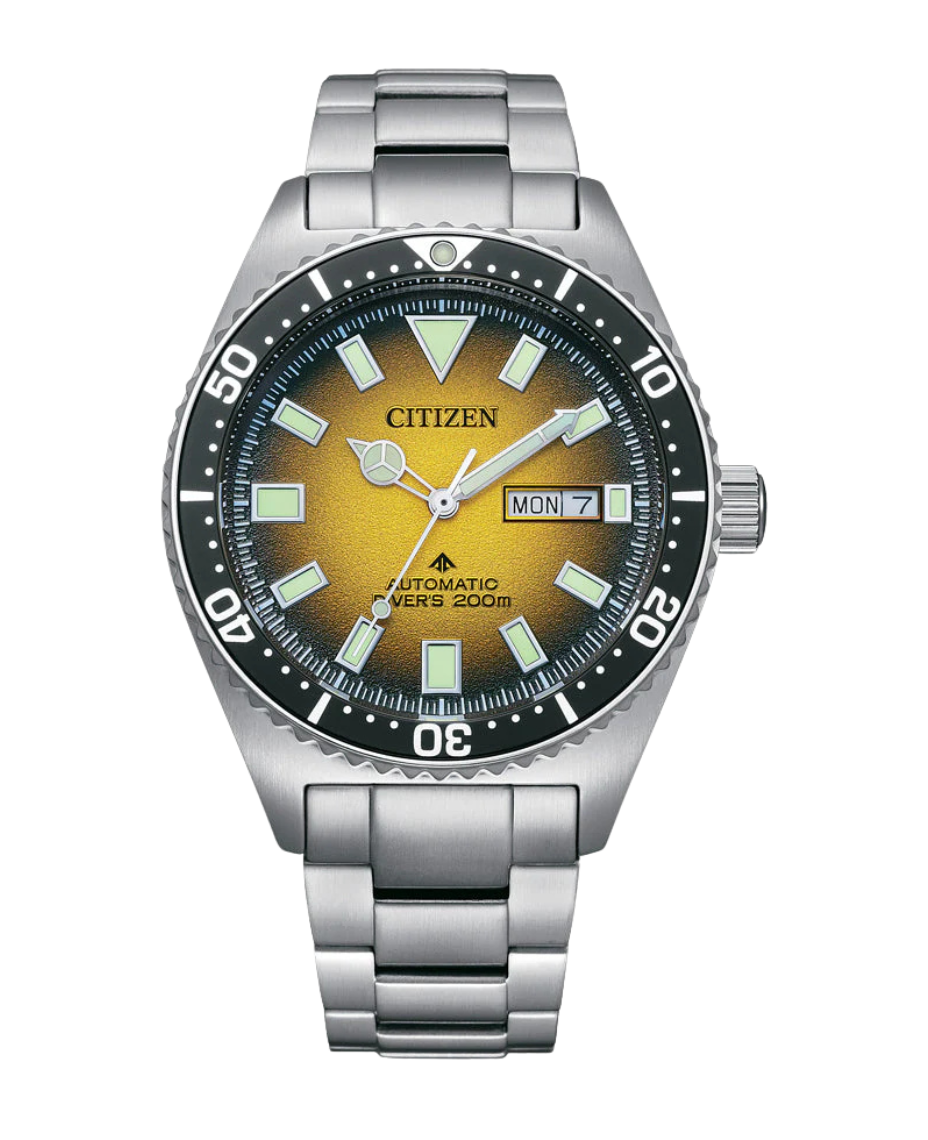 Citizen Promaster NY0120-52X reloj hombre acero esfera amarilla