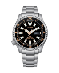 Citizen Promaster NY0160-66E reloj hombre acero negro diver 42mm brazalete metal