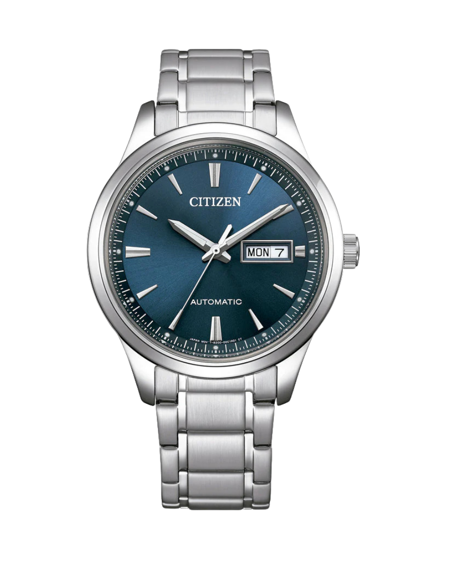 Citizen Eco-Drive NY4058-79L reloj hombre acero esfera azul 40mm
